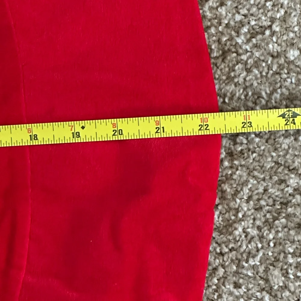 🎄Santa Red Round Velveteen Christmas Tree Skirt Target 47